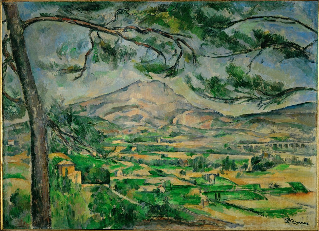 Mont Sainte-Victoire od Paul Cézanne