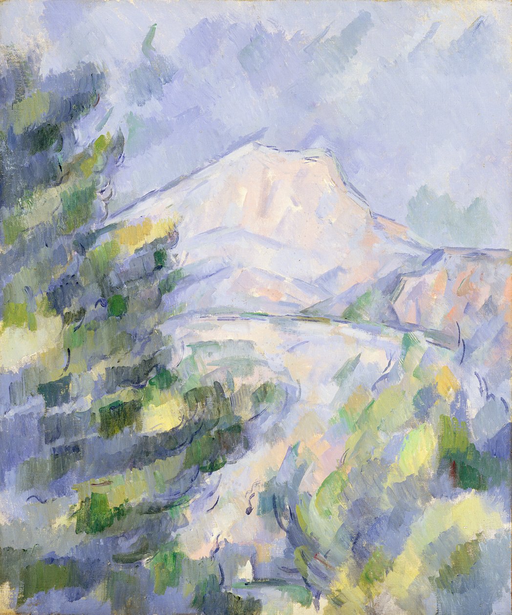 Mount Sainte-Victoire, kolem 1904-06 od Paul Cézanne