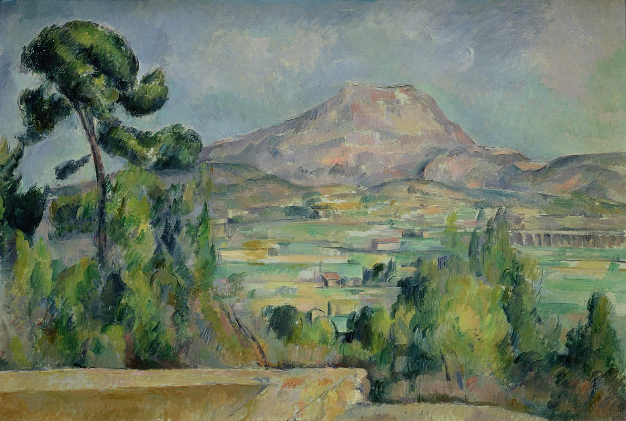 Montagne Sainte-Victoire, asi 1887-90 od Paul Cézanne