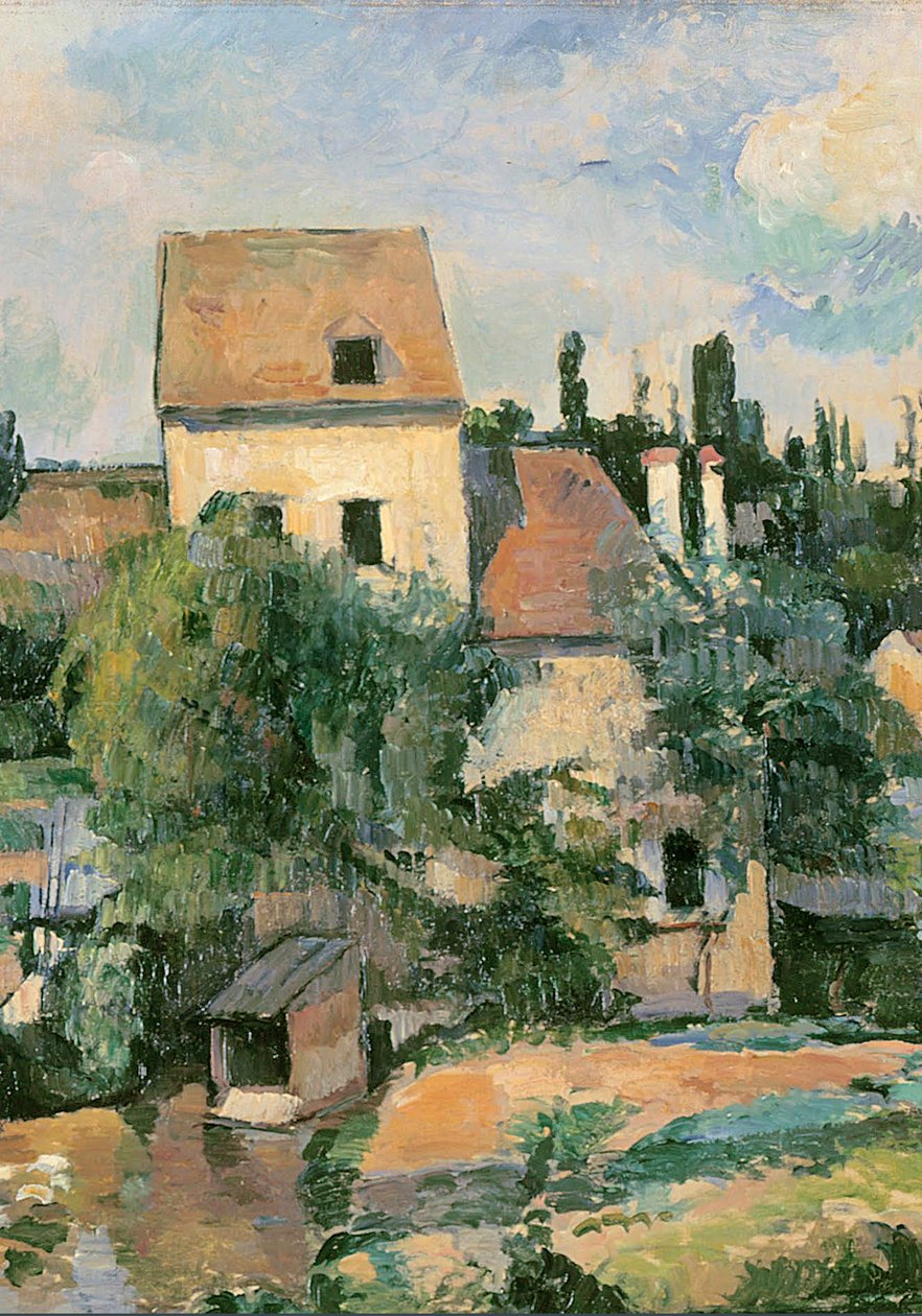 Moulin de la Couleuvre v Pontoise, 1881 (detail 1109269) od Paul Cézanne