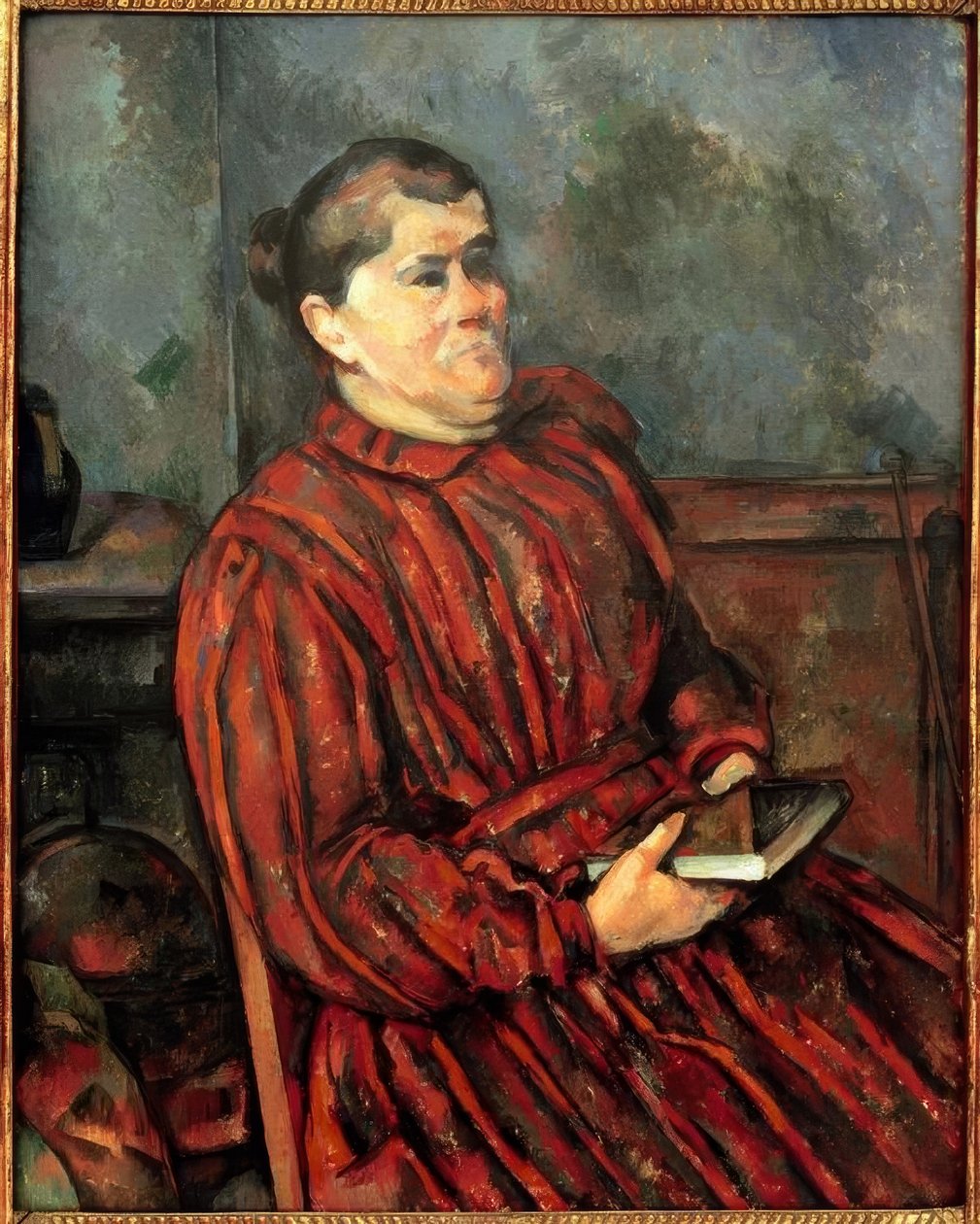 Portrét ženy od Paul Cézanne