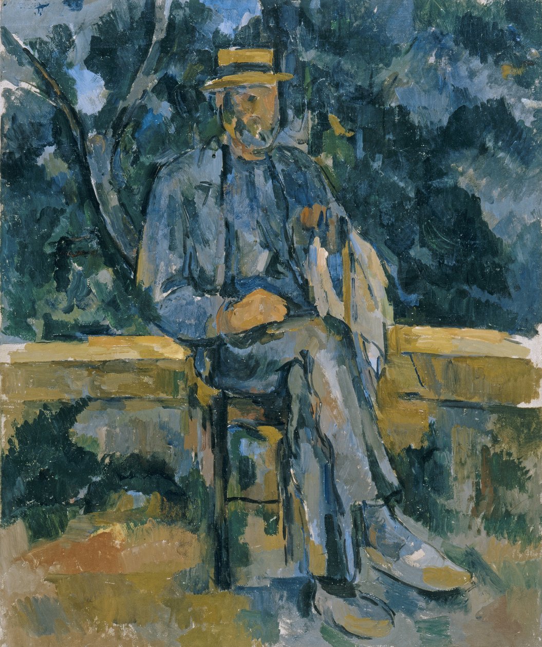 Portrét rolníka od Paul Cézanne