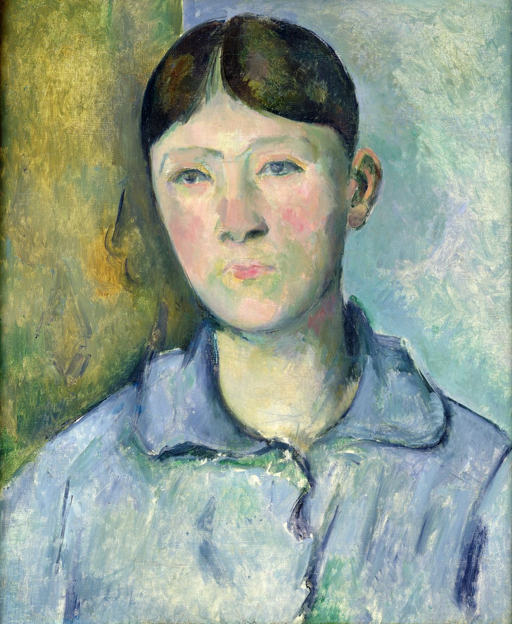 Portrét Madame Cezanne, 1885-90 od Paul Cézanne