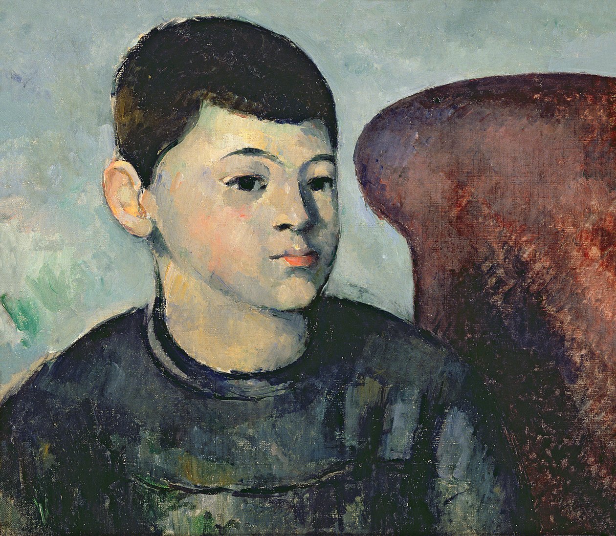 Portrét umělcova syna, 1881-82 (viz také 287554) od Paul Cézanne