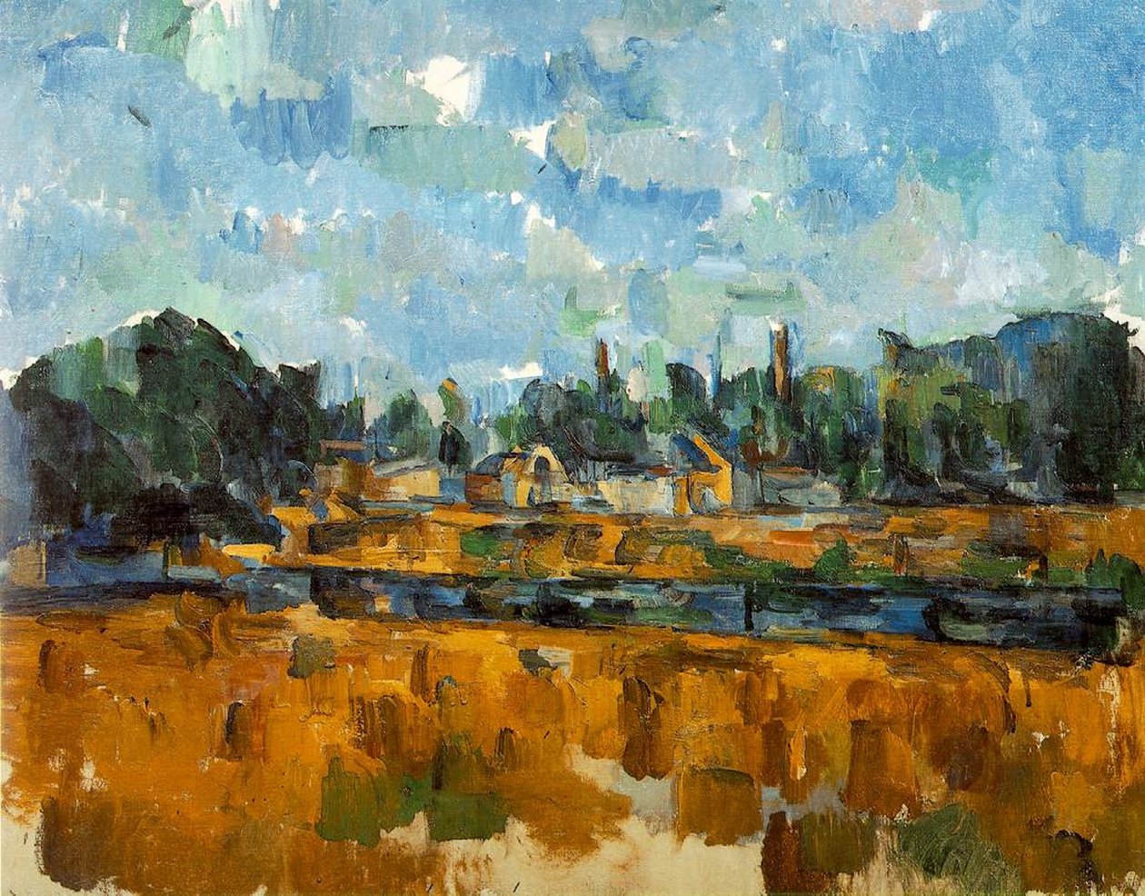 Břehy řek, 1904-05 od Paul Cézanne