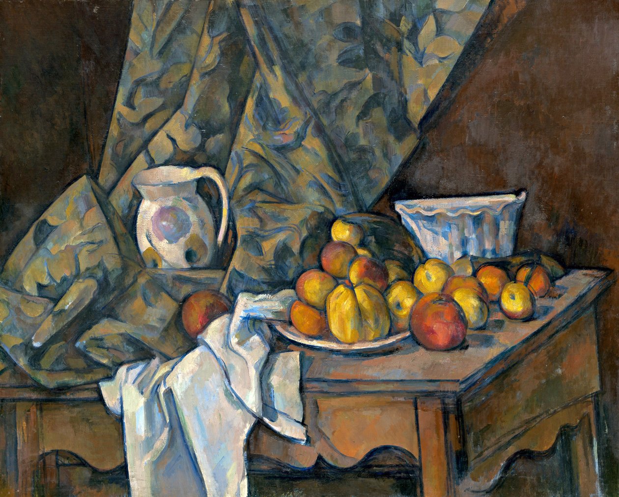 Zátiší s jablky a broskvemi, kolem roku 1905 od Paul Cézanne