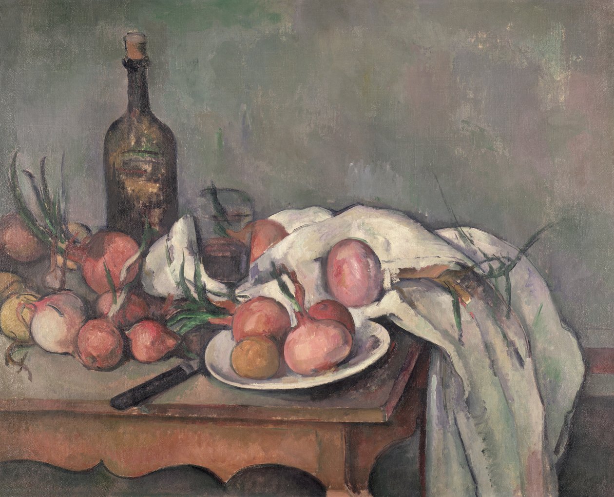 Zátiší s cibulí, c.1895 od Paul Cézanne