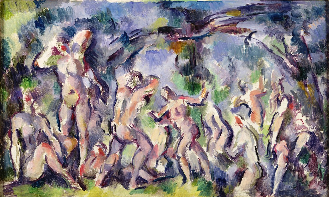 Studie koupajících se, cca 1900-06 od Paul Cézanne