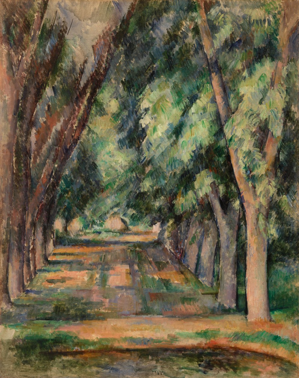 Alej kaštanových stromů v Jas de Bouffan, kolem roku 1888 od Paul Cézanne