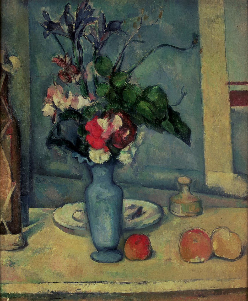 Modrá váza, 1889-90 od Paul Cézanne