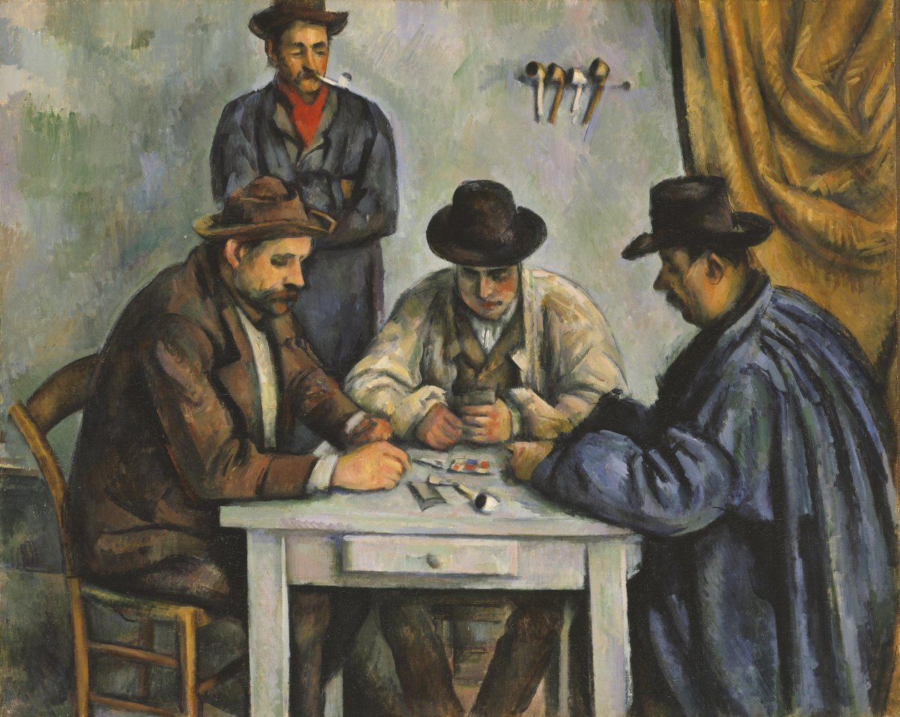 Hráči karet od Paul Cézanne