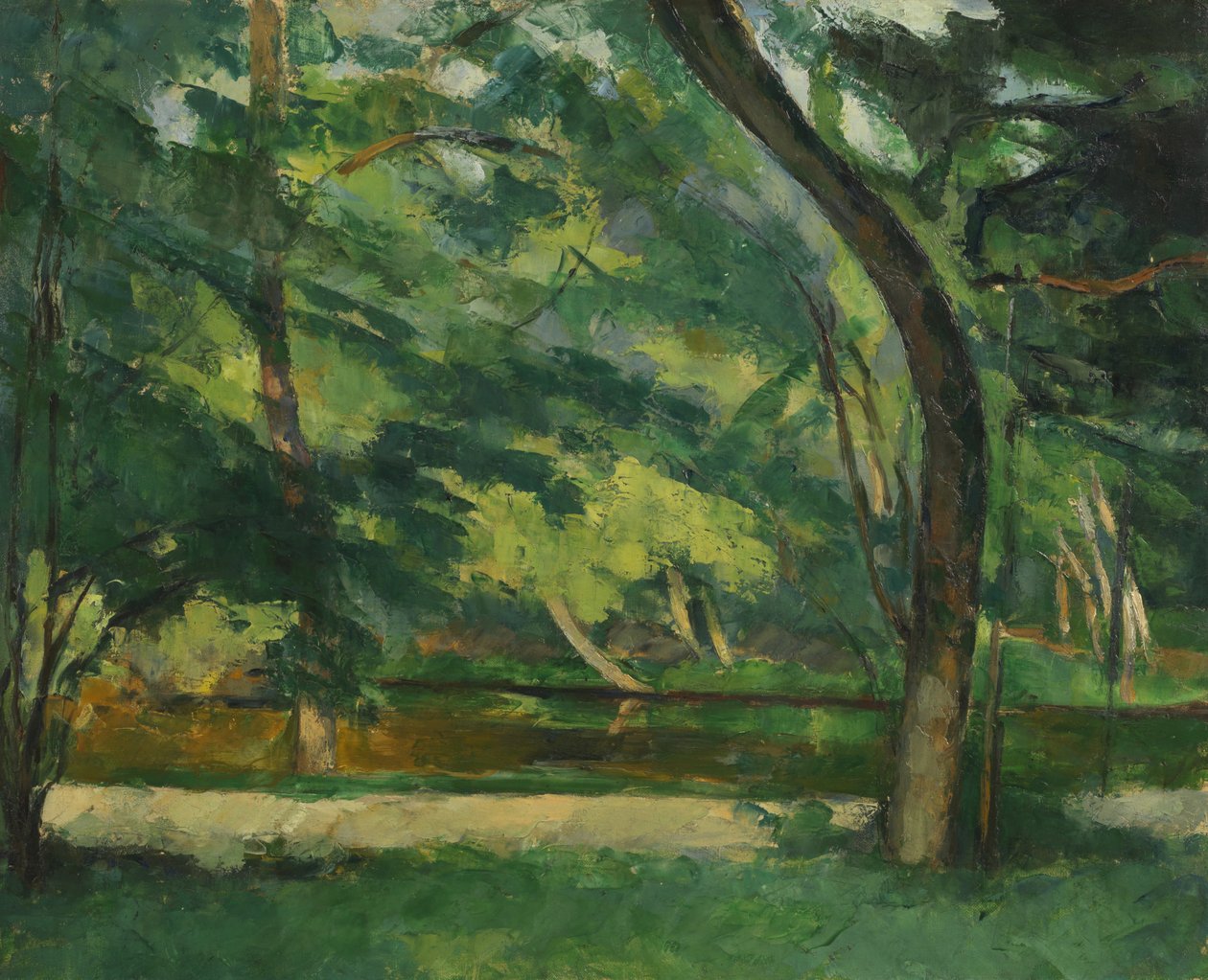 Rybník sester, Osny, kolem roku 1875 od Paul Cézanne