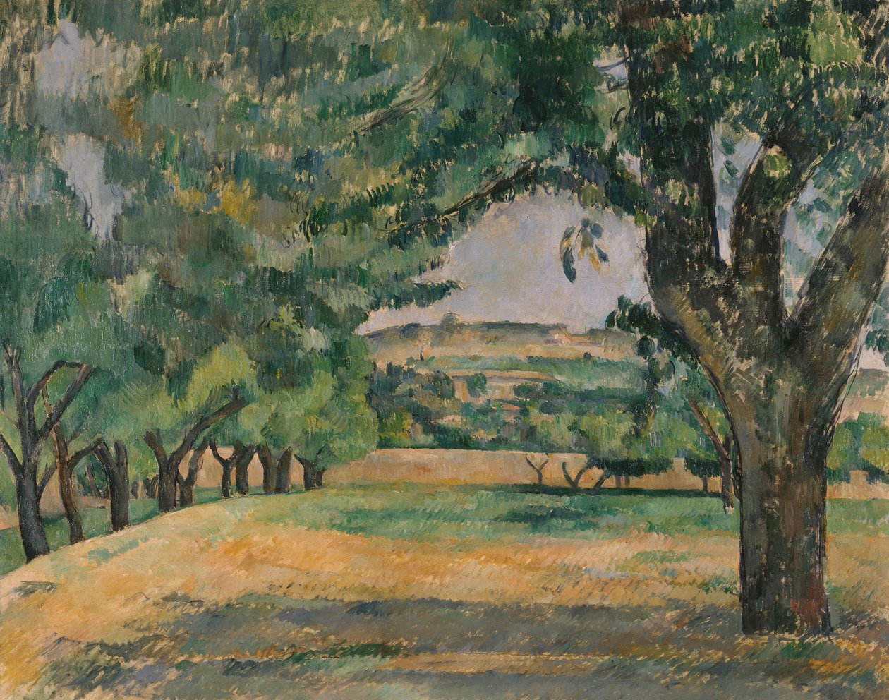 Sousedství Jas de Bouffan od Paul Cézanne