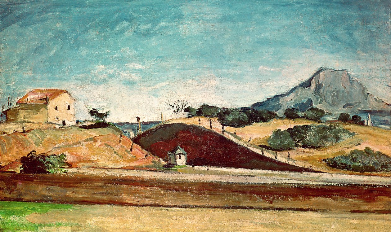 The Railway Cutting, c.1870 od Paul Cézanne