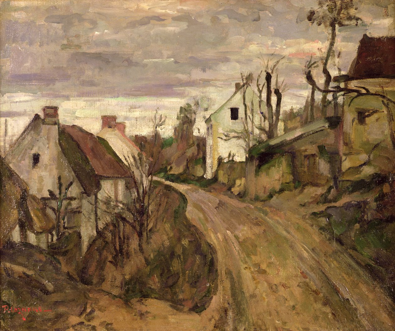 Village Road, Auvers, c.1872-73 od Paul Cézanne