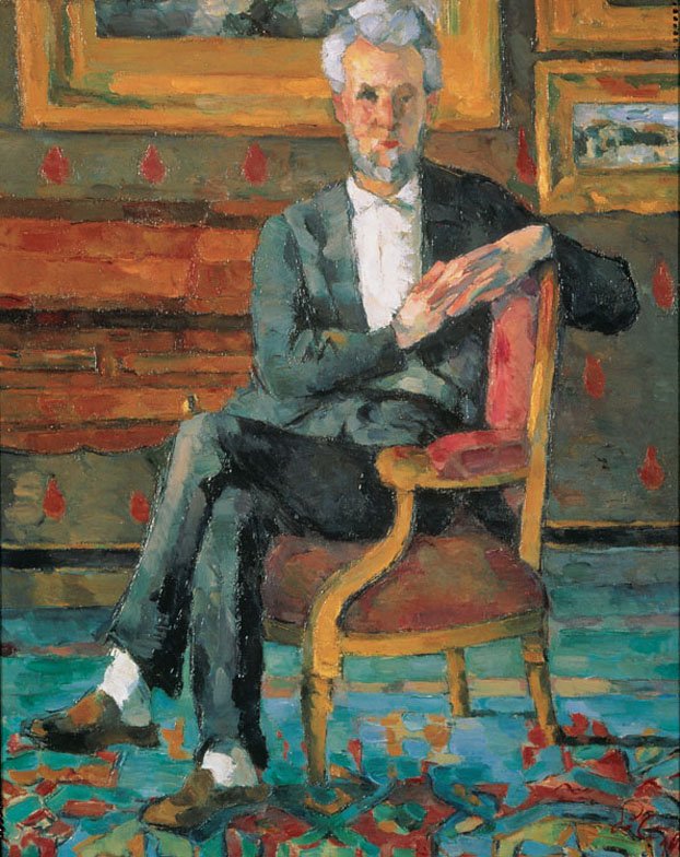 Victor Chocquet sedící od Paul Cézanne
