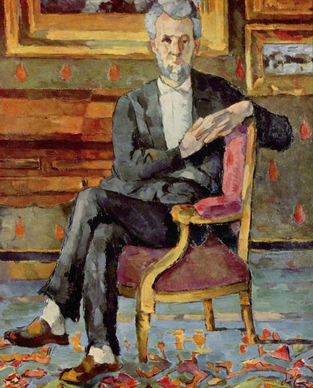 Victor Chocquet sedící od Paul Cézanne