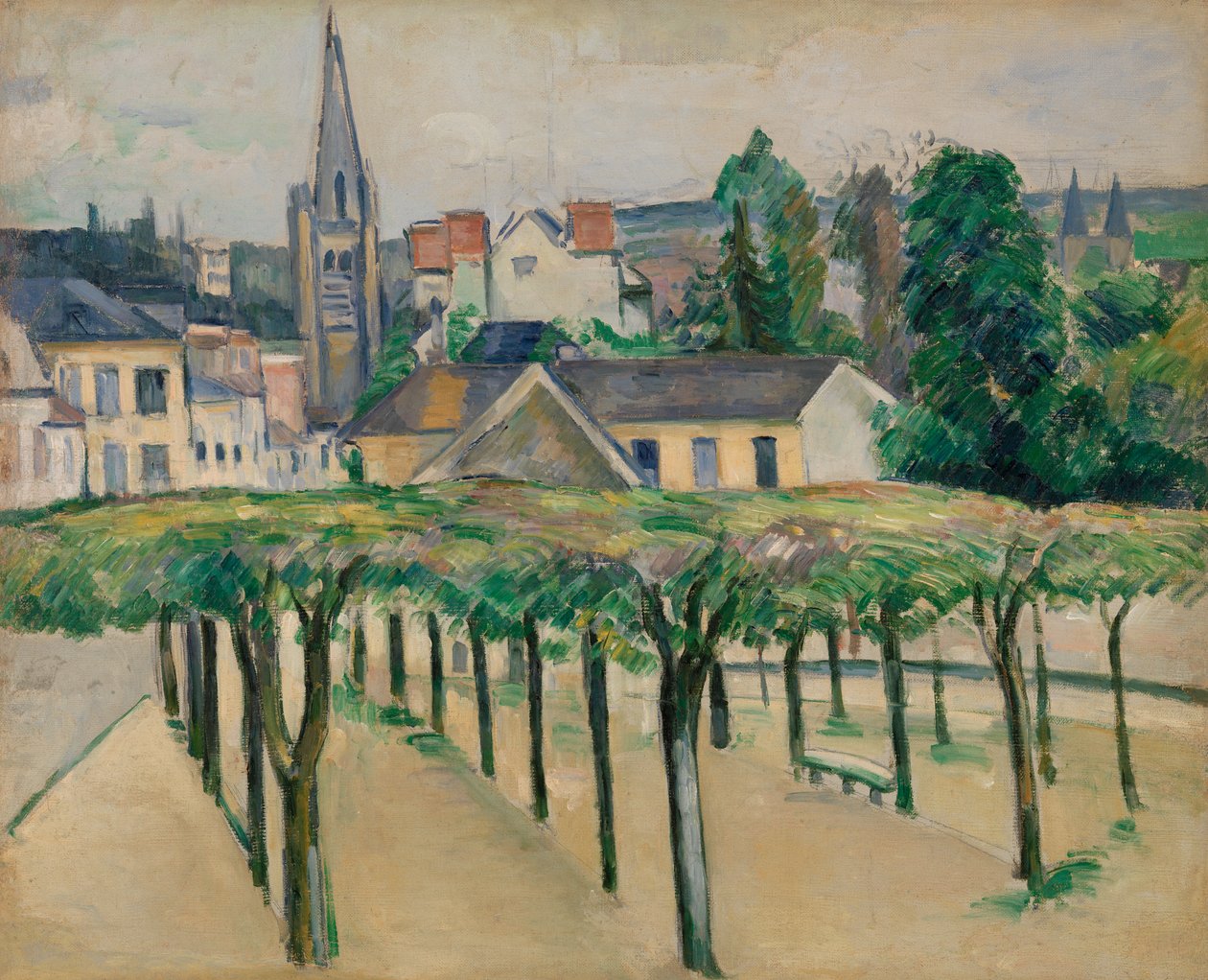 Náměstí, kolem roku 1881 od Paul Cézanne