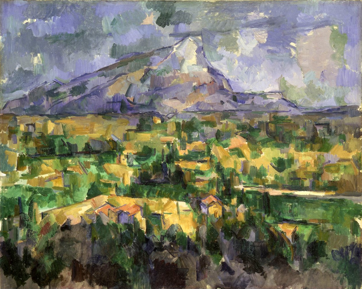 Mont Sainte-Victoire od Paul Cézanne