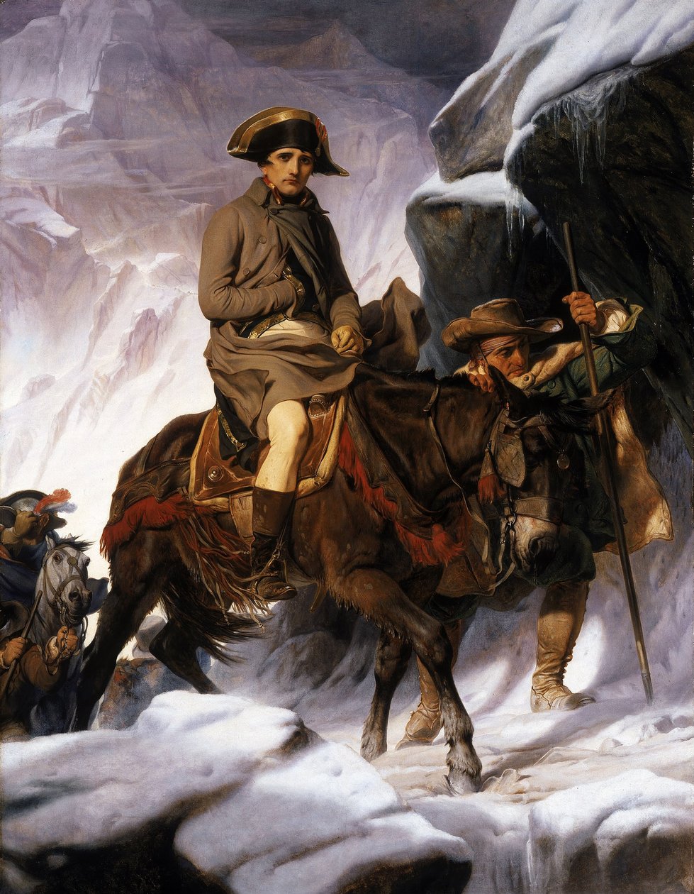Napoleon přejezd Alp od Paul Delaroche