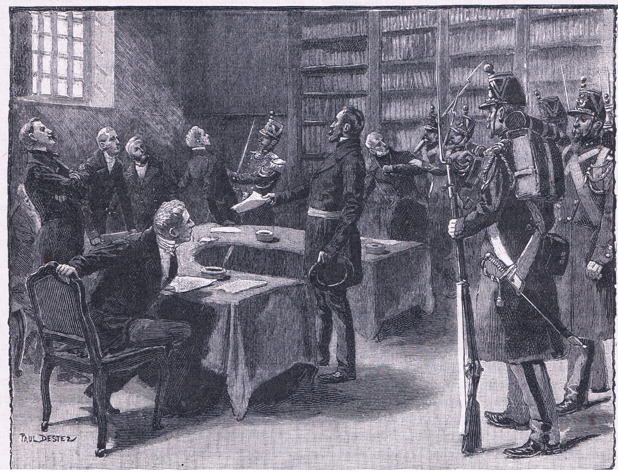 Státní převrat 1851: Vystěhování soudců od Paul Destez