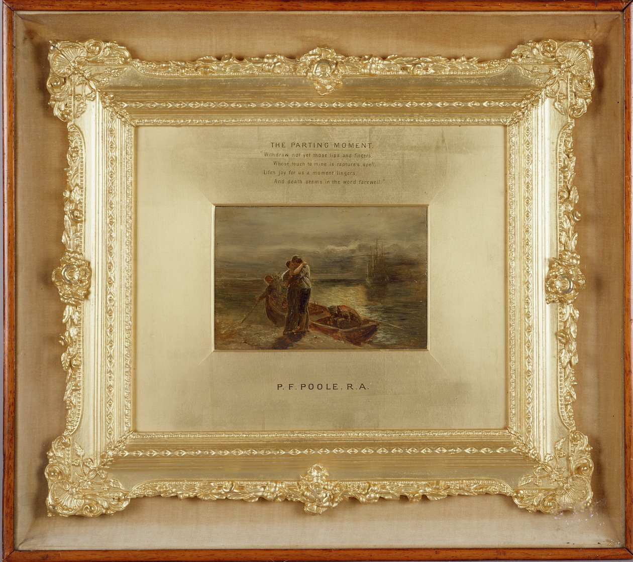 The Parting Moment, 1856 od Paul Falconer Poole