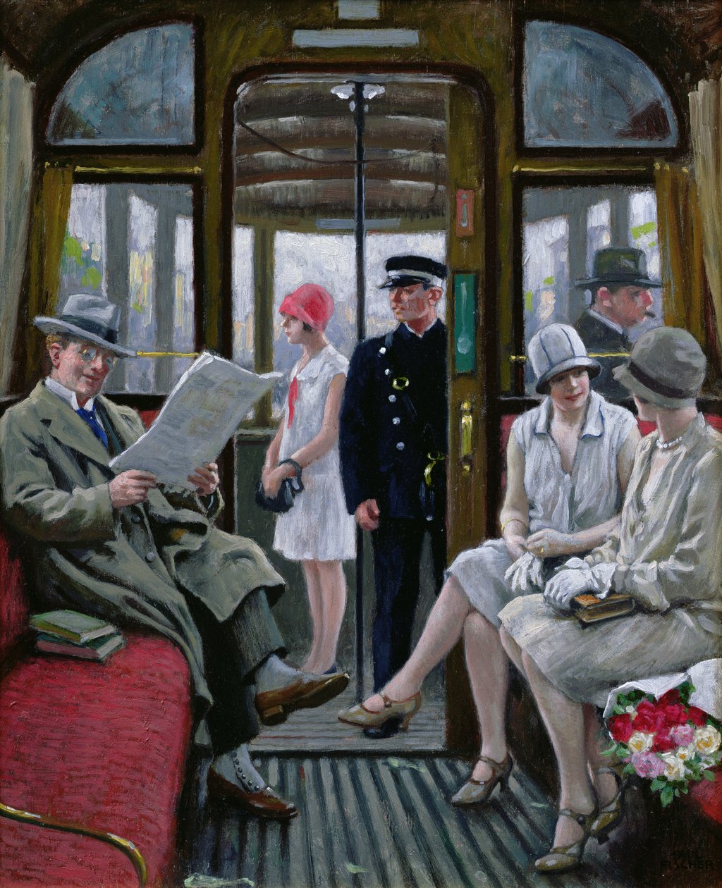Kodaňská tramvaj od Paul Fischer
