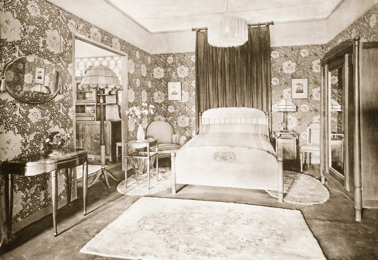 Ložnice, 1930 od Paul Follot