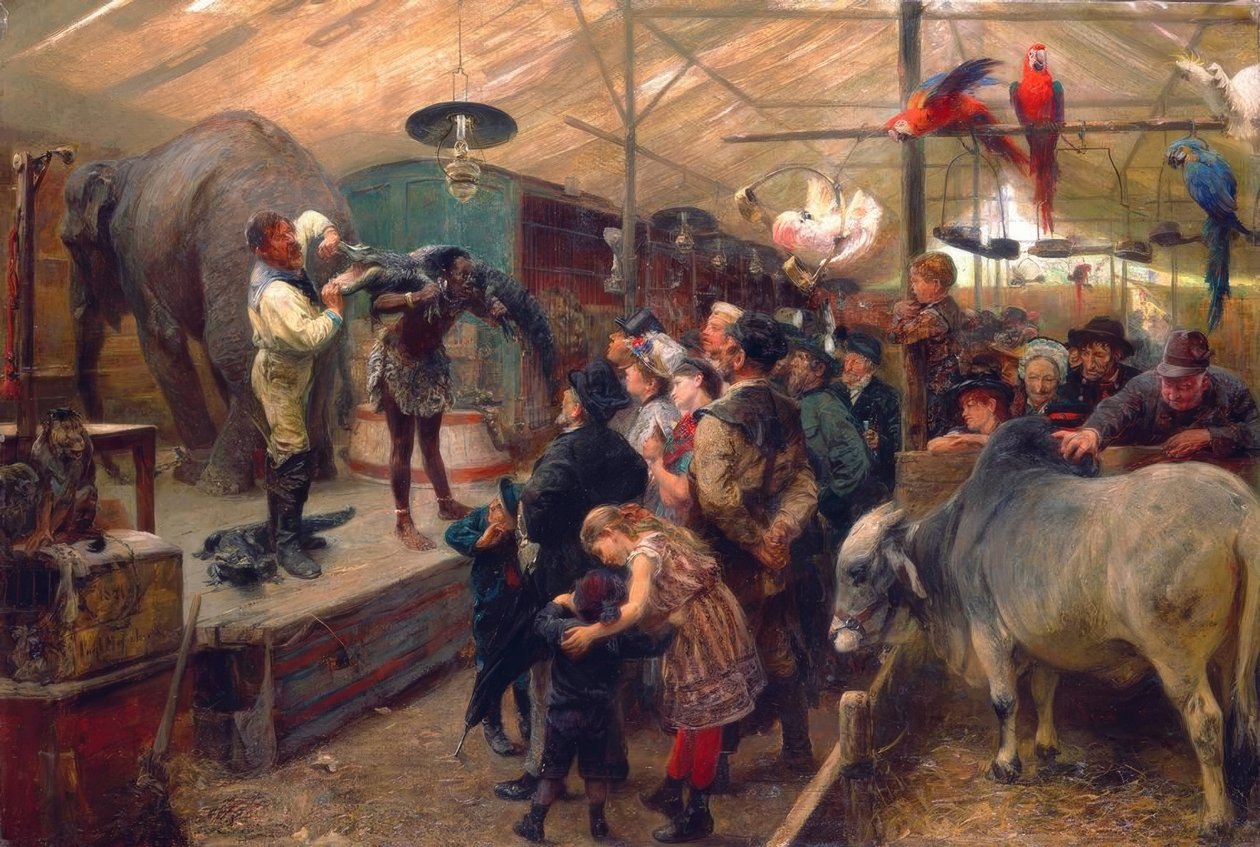 Ve zvířecí boudě od Paul Friedrich Meyerheim