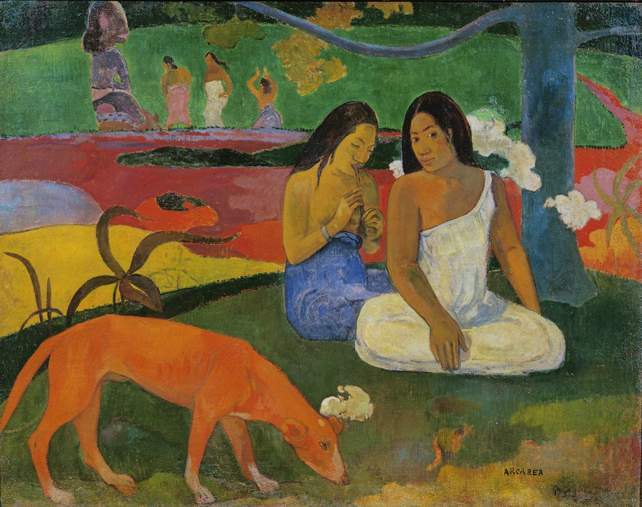 Oblast (The Red Dog), 1892 od Paul Gauguin
