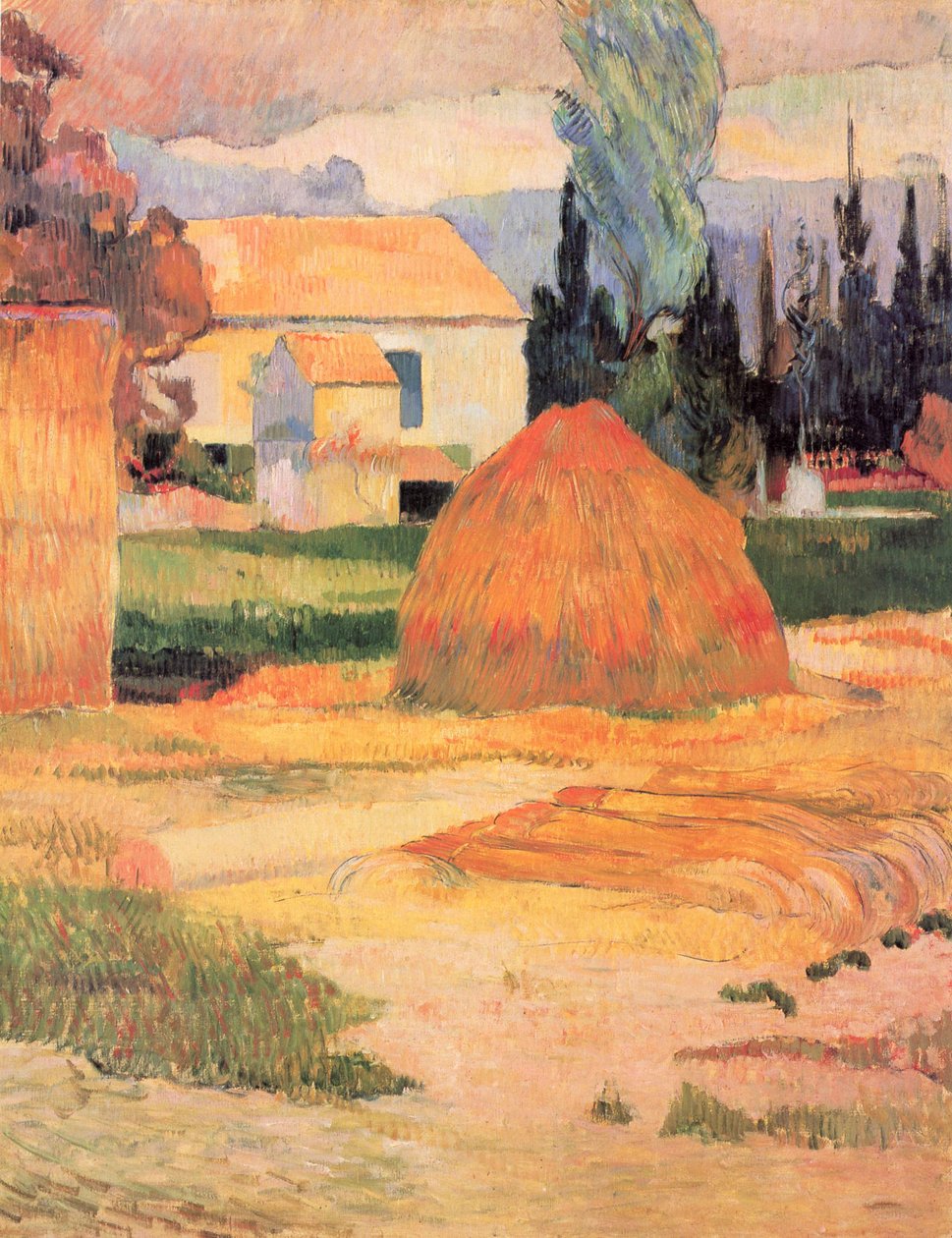 Statek v Arles od Paul Gauguin