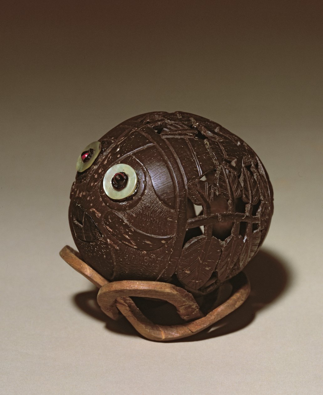 Kokos vyřezaný do obličeje, cca 1895 od Paul Gauguin