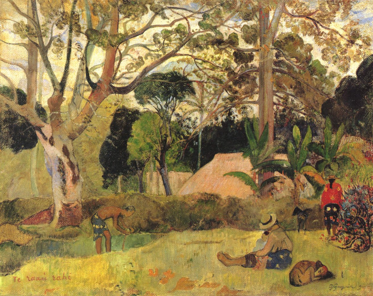Velký strom III od Paul Gauguin