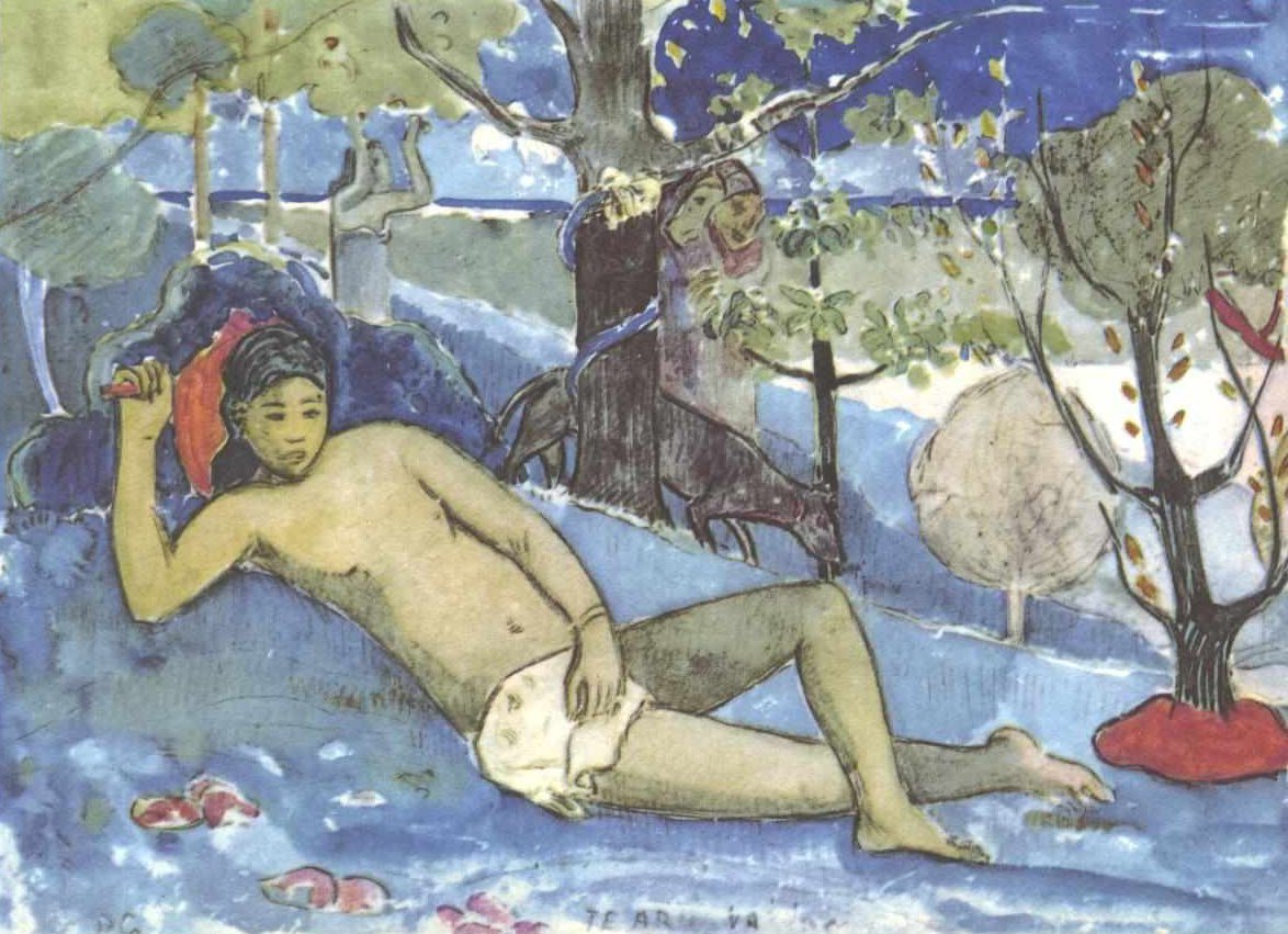 Královna krásy od Paul Gauguin
