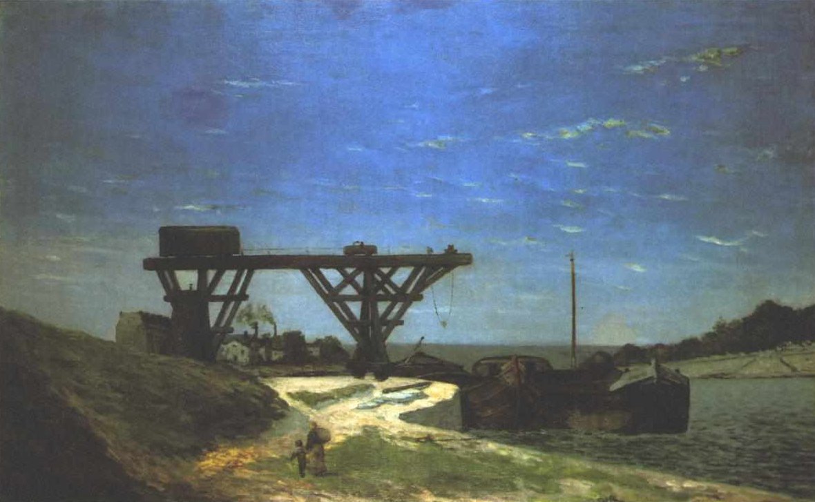 Seina v Paříži mezi Pont dIlena a Pont de Grenelle -1875 od Paul Gauguin