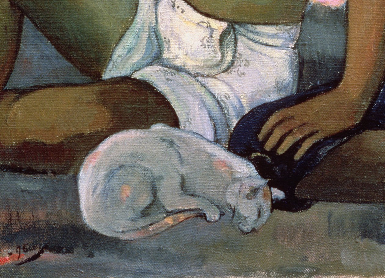 Eiaha Ohipa nebo Tahiťané v pokoji, 1896 (detail 47617) od Paul Gauguin