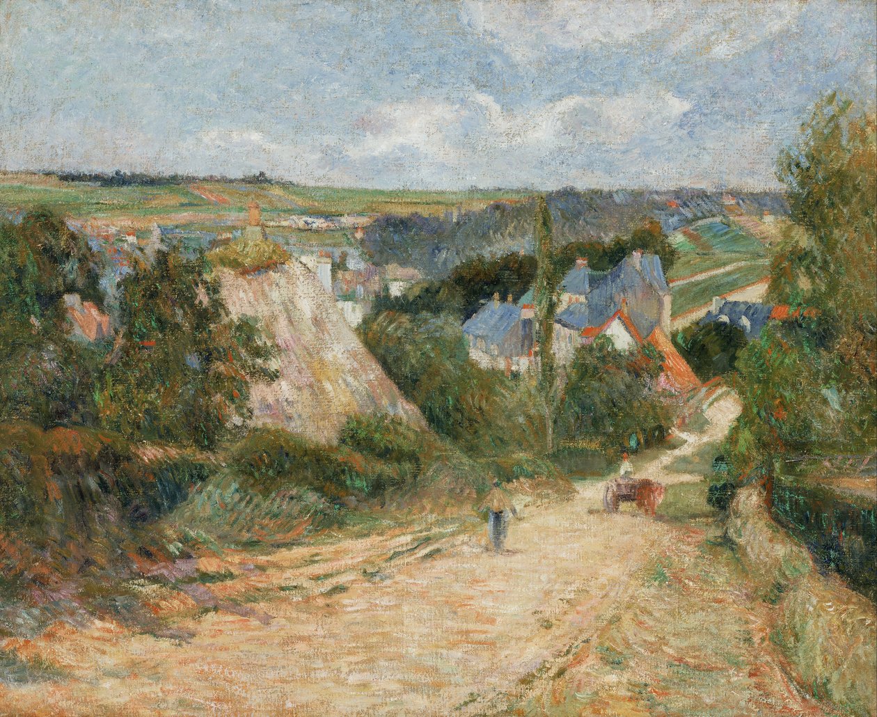 Vstup do vesnice Osny od Paul Gauguin