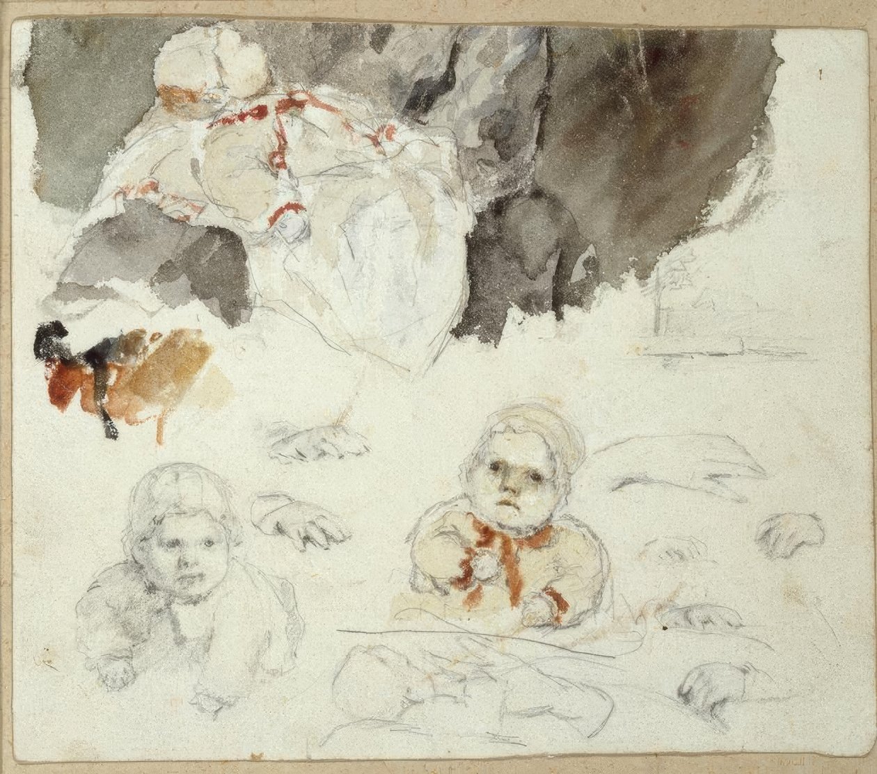 Dětská studie od Paul Gauguin