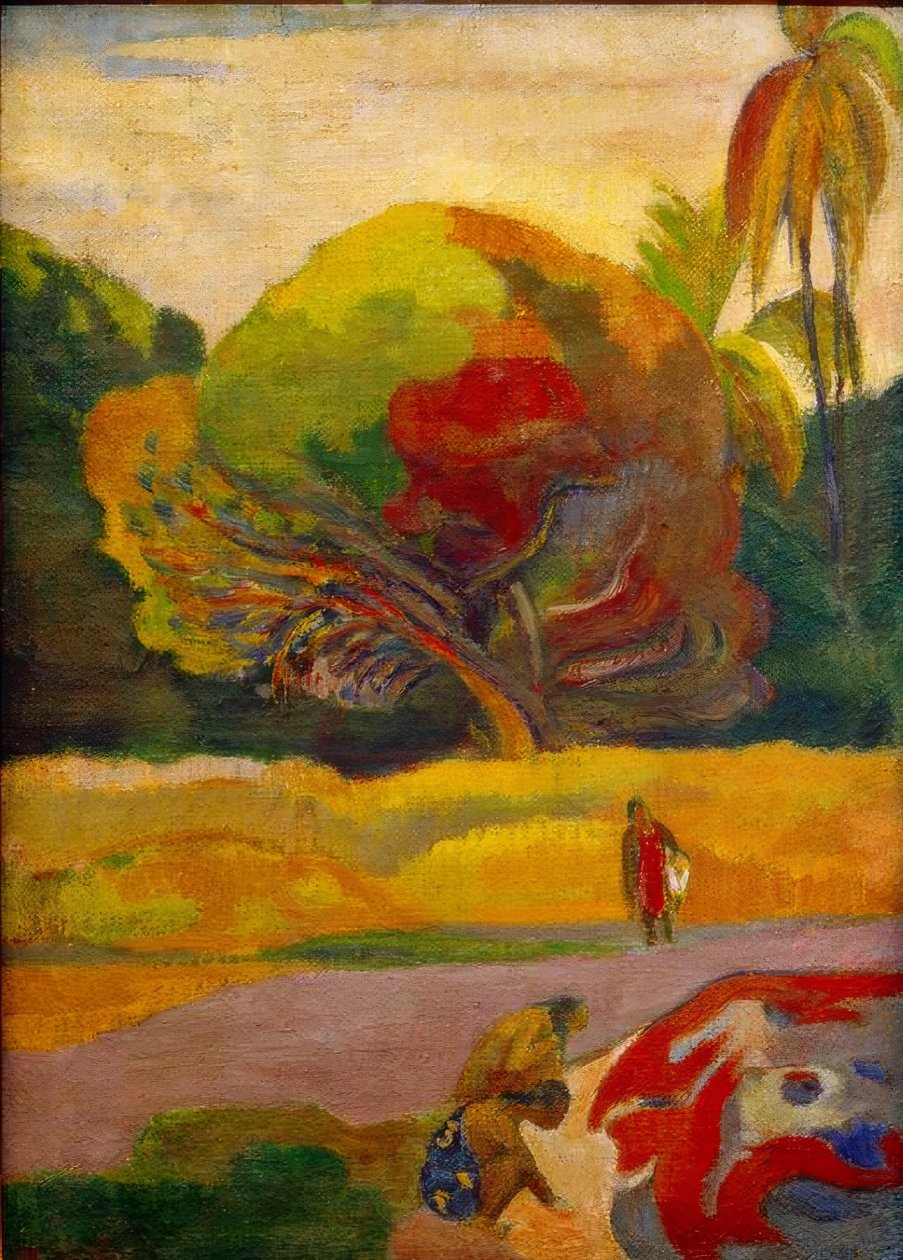 Ženy u řeky od Paul Gauguin
