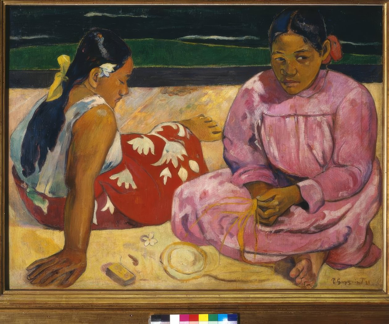 Ženy na Tahiti od Paul Gauguin