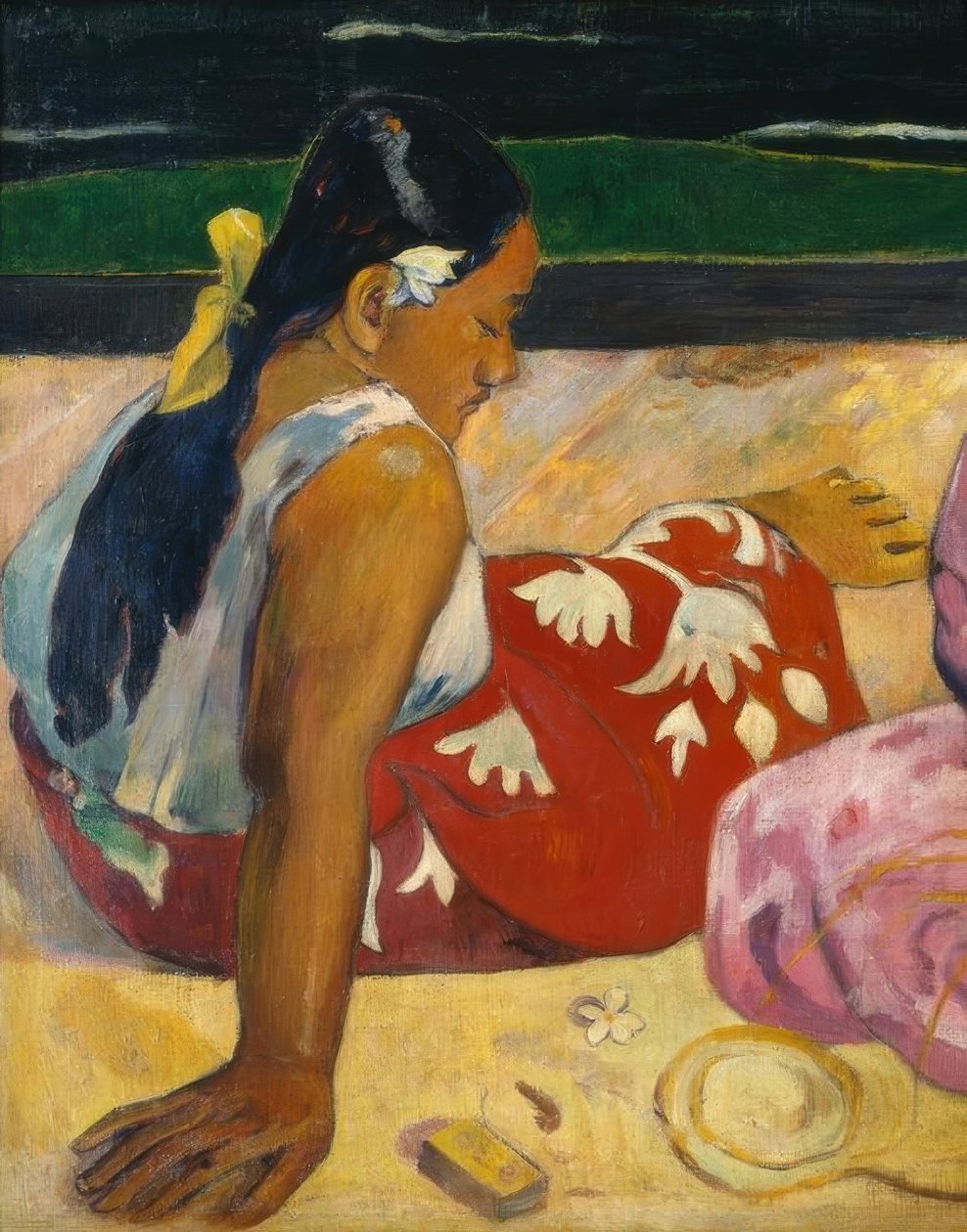 Ženy na Tahiti od Paul Gauguin