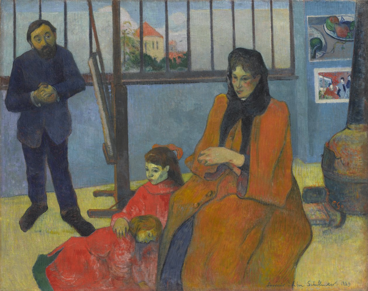 Francouzsky: Latelier de Schuffenecker, ou La famille SchuffeneckerSchuffeneckers Studio od Paul Gauguin