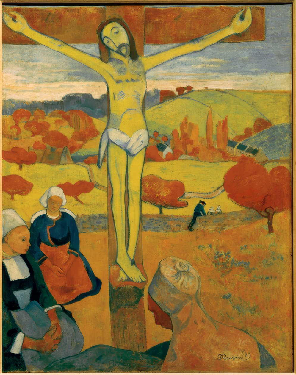 Ukřižovaný Kristus nebo Žlutý Kristus od Paul Gauguin