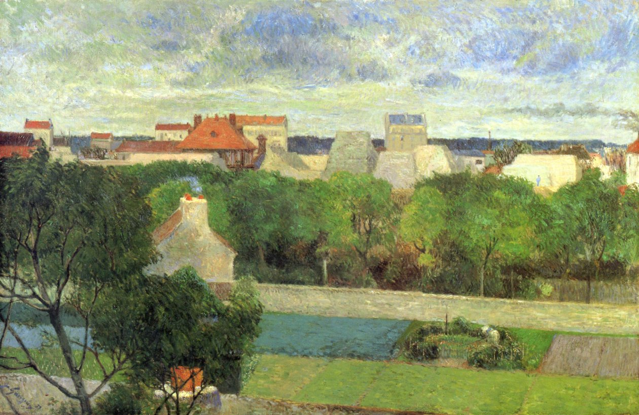 Zeleninoví farmáři ve Vauguirardu od Paul Gauguin