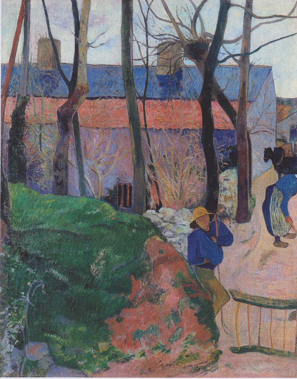 Domy v Le Pouldu od Paul Gauguin