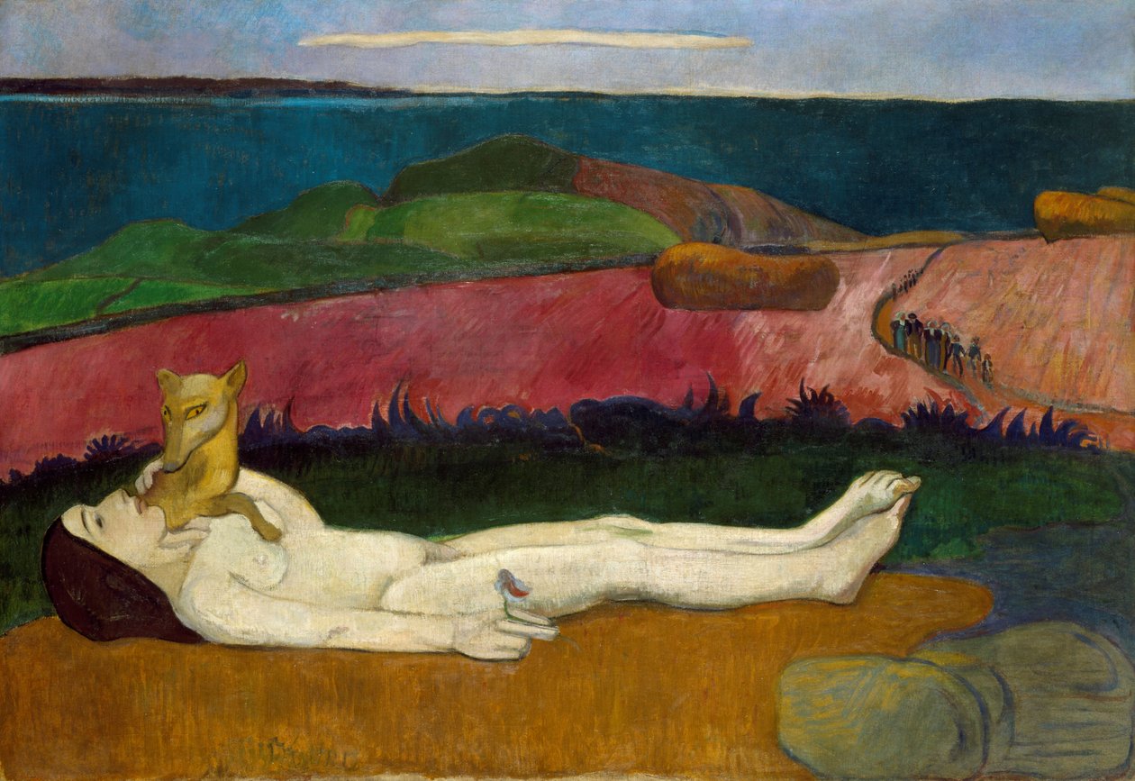 Ztráta panenství nebo probuzení jara od Paul Gauguin
