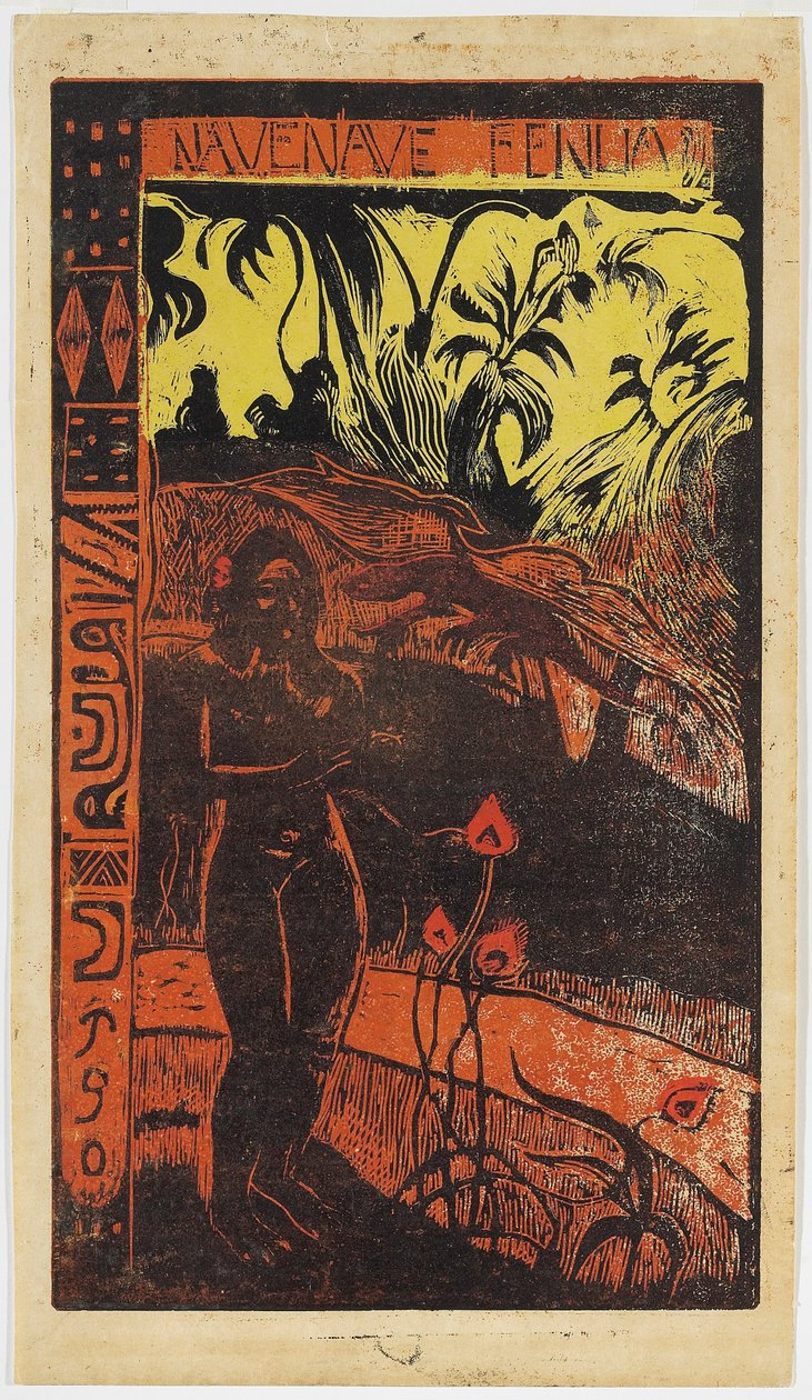 Nave Nave Fenua ze série Noa Noa od Paul Gauguin