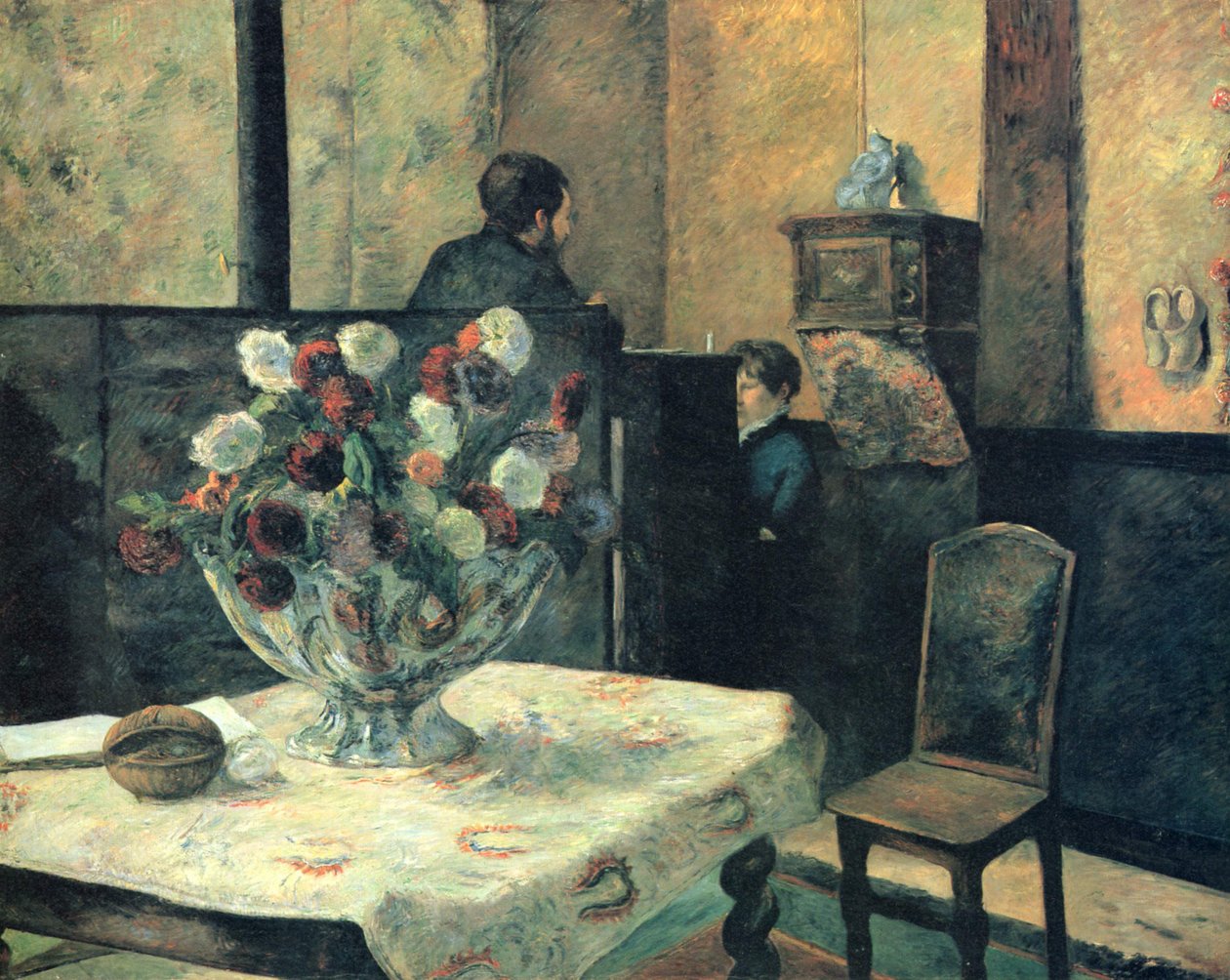 Malování interiéru na rue Carcel od Paul Gauguin