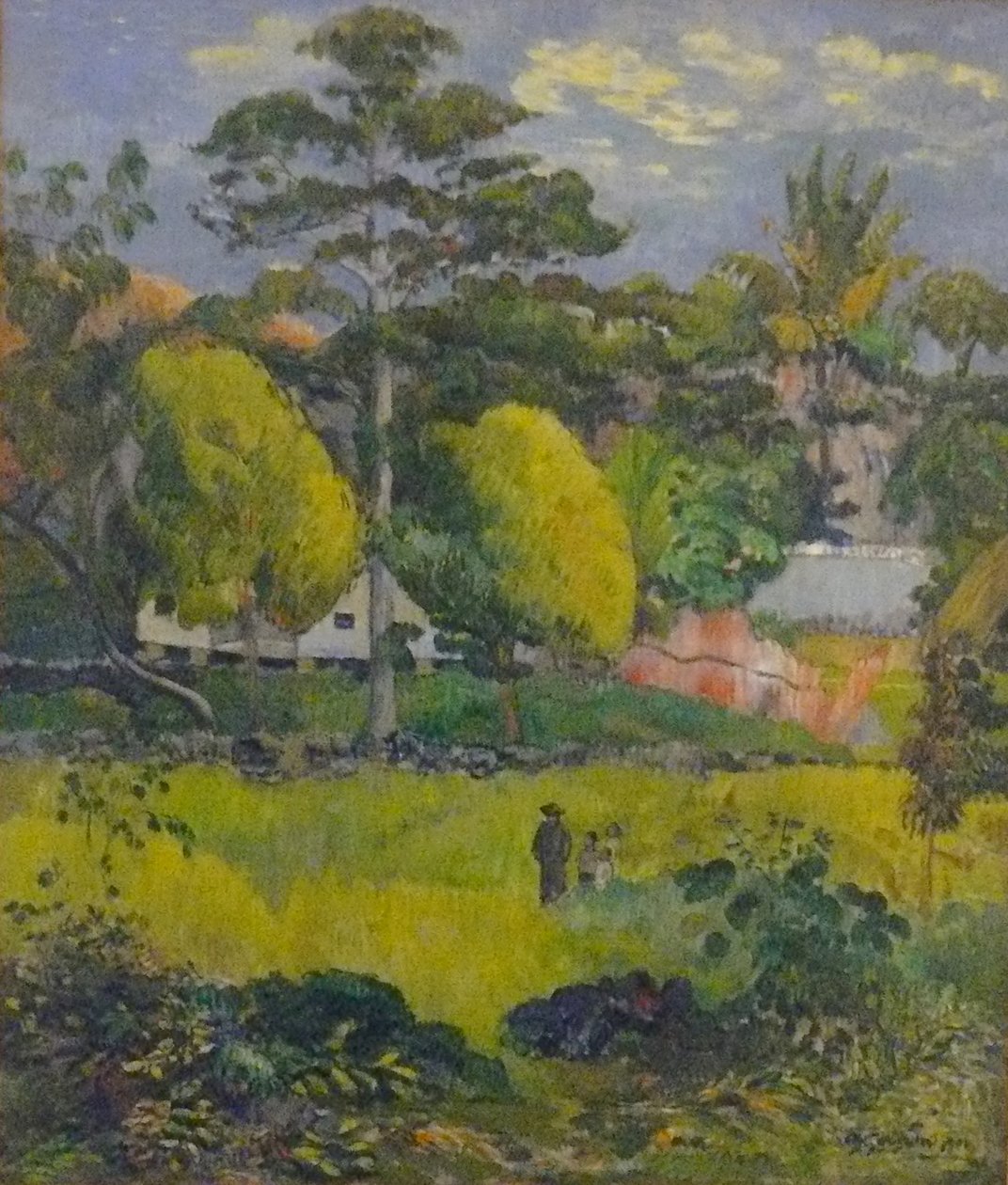 Krajina nebo rodinná procházka od Paul Gauguin
