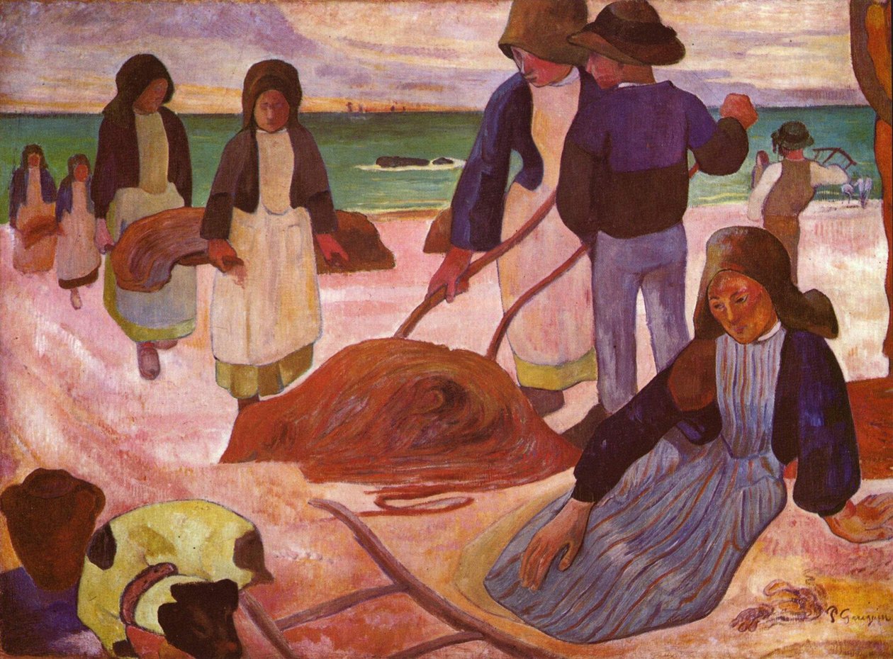 Sběrači mořských řas od Paul Gauguin